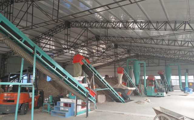 小型秸稈顆粒機生產(chǎn)線