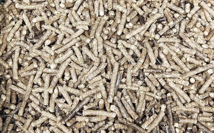 木屑顆粒機(jī)壓制的顆粒