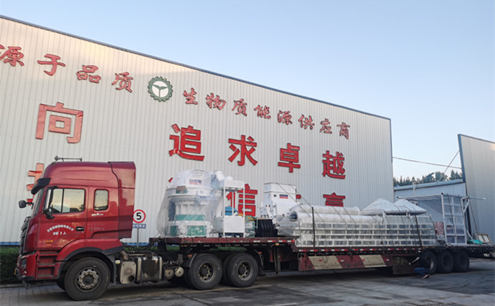 秸稈制粒機(jī)生產(chǎn)線裝車完成 秸稈制粒機(jī)生產(chǎn)線裝車完成