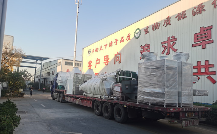 秸稈制粒機準備發(fā)往新疆阿克蘇