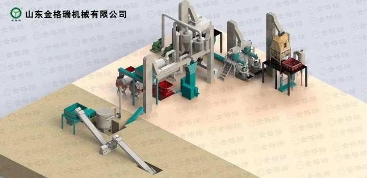 秸稈顆粒機生產(chǎn)線