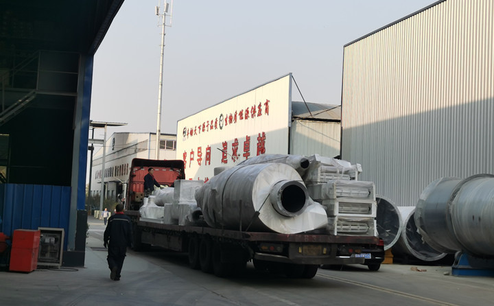 菌棒顆粒機(jī)裝車完成，發(fā)往安徽