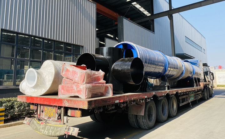 生產(chǎn)線設(shè)備裝車完成 生產(chǎn)線設(shè)備裝車完成