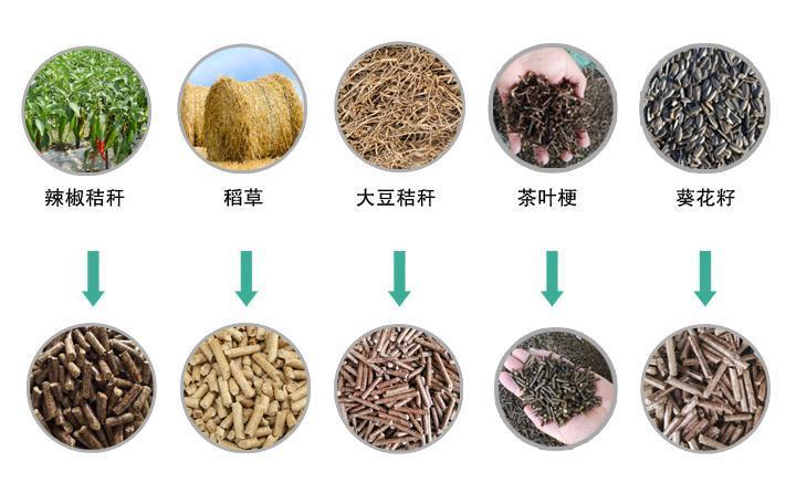 秸稈顆粒機(jī)加工生物質(zhì)能燃料或飼料