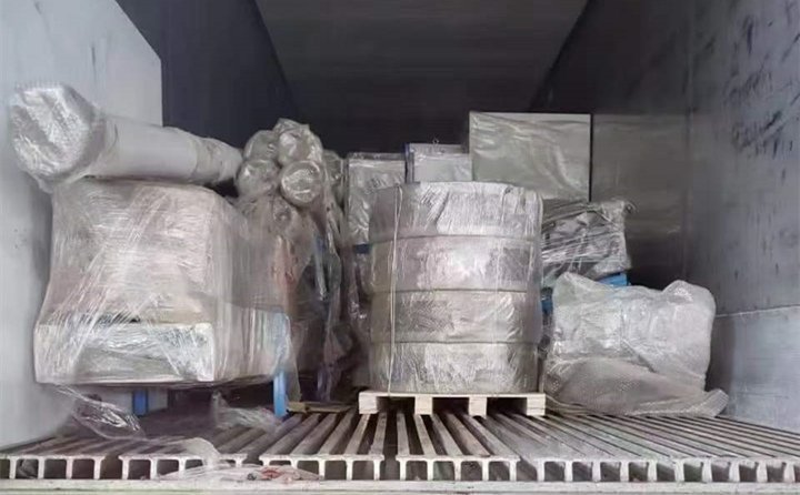 秸稈顆粒機(jī)生產(chǎn)線已到達(dá)智利