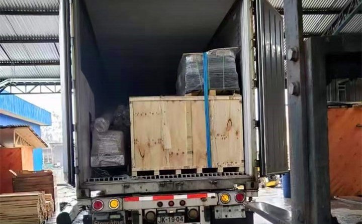 秸稈顆粒機(jī)生產(chǎn)線已到達(dá)智利